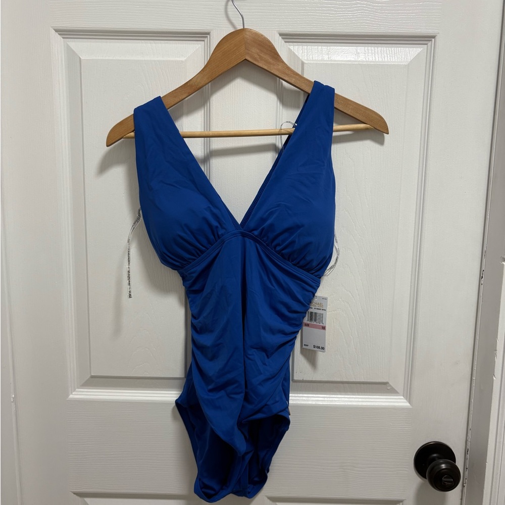 Michael Kors bright Royal One Piece Swimsuit